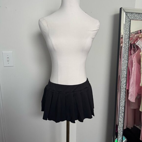 NWT Avidlove Black Mini Skirt Micro Skirt cosplay lingerie punk goth XS - Picture 3 of 5